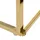 Beliani Couchtisch Emporia Weiß Gold 100 x 50 x 40 cm