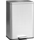 Homcom Mülleimer 20 l Silber