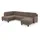 sit&more Wohnlandschaft SIT & MORE "Farö U-Form", grau (taupe), B:325cm H:90cm T:187cm, Sofas, Wohnlandschaft, inklusive Federkern, wahlweise mit Bettfunktion und Bettkasten
