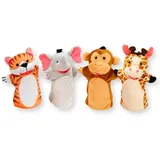 Melissa & Doug Hand Puppets Zoo Friends
