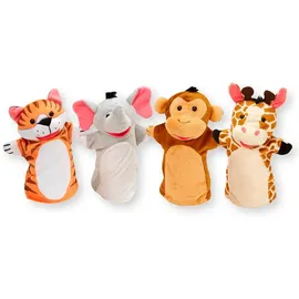 Melissa & Doug Hand Puppets Zoo Friends