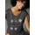 Aniston CASUAL T-Shirt in anthrazit-weiß-silberfarben | Gr.: 34