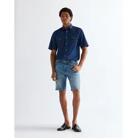 Wrangler Texas Shorts in Harbor Blue-W34