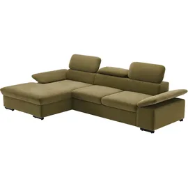 sit&more Eckcouch Polyester 2-Sitzer Grün