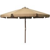 vidaXL Sonnenschirm Ø 330 cm taupe