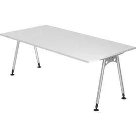 Hammerbacher Schreibtisch AS2E Weiß