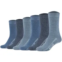 Mustang 6er Pack Kurzsocken stone mix 39-42