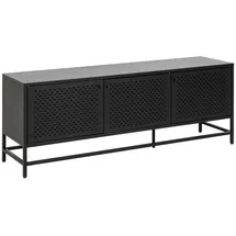 MID.YOU Sideboard 160 x 60 x 40 cm Schwarz