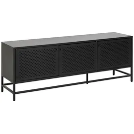 MID.YOU Sideboard 160 x 60 x 40 cm Schwarz