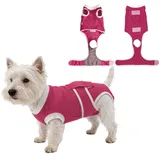 PawSailor OP-Body Hunde für Hündin Rüde Anti-Lecken Wundschutz Rosa M