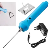 Styroporschneider Heißdrahtschneider, 10cm Elektrischer Schaumstoffschneider, Elektrischer Schneidstift 100-240V, Wärmeschneiden Gravierstift für Schnittkanten, Gravierwerkzeug, Kunst DIY