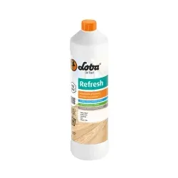 LOBA Refresh Wischpflegemittel, Wischpflegemittel zum Unterhalt von lackierten Parkett und Holzfußböden, 1000 ml - Flasche