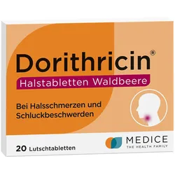 Dorithricin Waldbeere Lutschtabletten bei Halsschmerzen