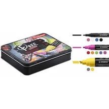 Stabilo - Acrylmarker - FREE Acrylic Starter Set - 11er Pack - 4x T100, 5x T300, 2x T800C - in 11 verschiedenen Farben