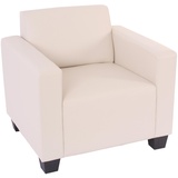 MCW Modular Sessel Loungesessel Moncalieri, Kunstleder ~ creme