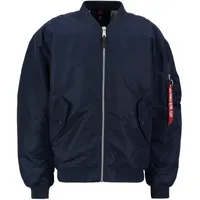 Alpha Industries Bomberjacke "MA-1 CS", Herren, Gr. XL, blau (ultra navy), Obermaterial: 100% Nylon; Futter: 100% Nylon; Füllung: 100% Polyester, Jacken Bomberjacke