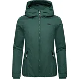 Ragwear Damen warme Winterjacke wasserdichte Jacke Dizzie Warm YOUMODO Pine Green Gr. S - S