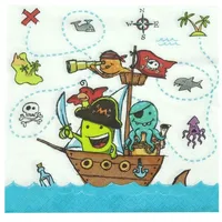 Papstar 20 Servietten, 33 x 33 cm 3-lagig 1/4-Falz