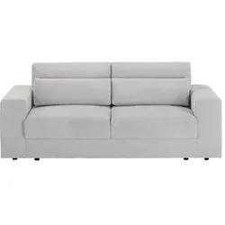 Big Sofa 2,5 Sitzer Branna , grau , Maße (cm): B: 209 H: 89 T: 102