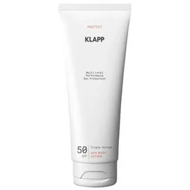 Klapp Cosmetics Multi Level Performance Sonnenlotion LSF 50 200 ml