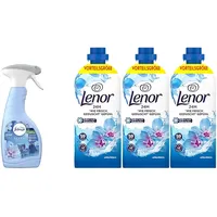 4tlg. | 3x1239ml Lenor Weichspüler Aprilfrisch 198WL + Febreze Textil Erfrischer