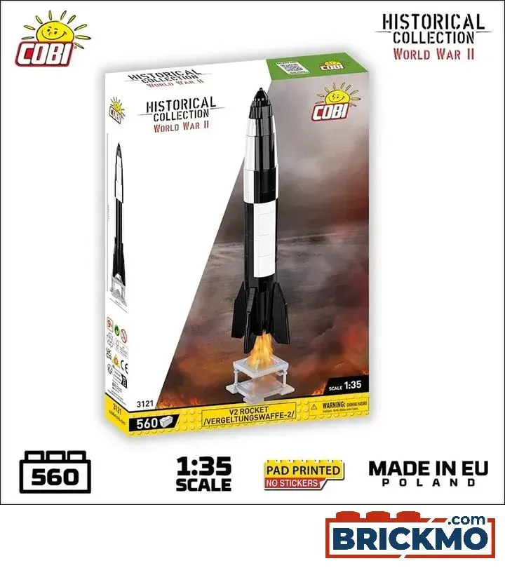 Cobi Historical Collection World War II 3121 V2 Rocket Vergeltungswaff 3121