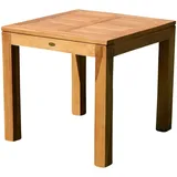 ASS Altenburger Wuchtiger Gartentisch 80 x 80 x 79 cm Braun
