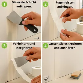 varivendo Glasfaser-Fugenstreifen 50 mm x 25 m ungelocht weiß