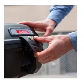 KLICKfix Citybox für Racktime Schwarz,