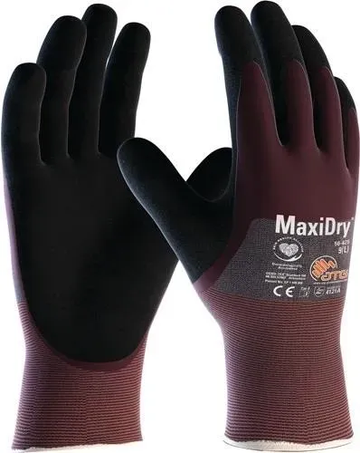 SCHORK Lila/Schwarze Handschuhe - Schutz vor Kälte und Verletzungen