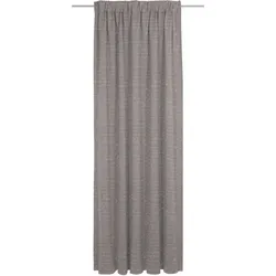 Vorhang ADAM "Scribble" Gr. 1, lila (beere), B:142cm H:145cm, Jacquard, Baumwolle, Leinen, Gardinen, nachhaltig aus Bio-Baumwolle