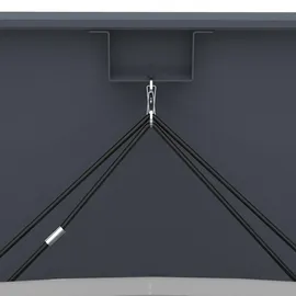 FM-SOLAR Mülltonnenbox 265 x 80 x 116 cm holzoptik