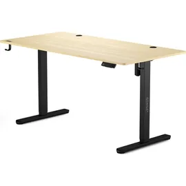 SENSE7 Schreibtisch NOJO elektrisch höhenverstellbar Schwarz / Weiß