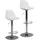 AMSTYLE Barhocker KORSIKA 40 x 104 x 40 cm Weiß