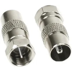  Antennenadapter F-Stecker -> Koax - Stecker 