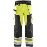 BLÅKLADER Blakläder unisex Warnschutzhose 1568 gelb, schwarz, Größe 25