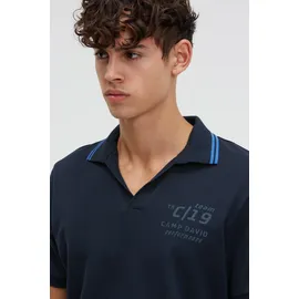 Camp David Poloshirt blau M