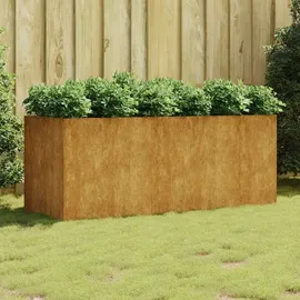 vidaXL Hochbeet 200 x 80 x 80 cm Cortenstahl