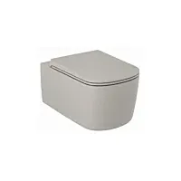 Kludi RESA S Spiralflush-Wand-WC, 55 cm, P-förmiger Abfluss Matt