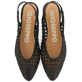 Gioseppo Guatavita Damen-Ballerinas aus Leder in Schwarz, Schwarz, 37 EU