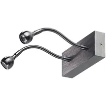 Lunartec Bettleuchte (2 W) schwarz