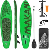 ECD Germany Stand Up Paddle Board Makani Paddelboard aufblasbar Grün, Kunststoff, Wasser/Strand/Meer, 80x15x320 cm unisex, Freizeit, Pools und Wasserspaß, Stand
