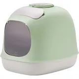 United Pets Katzentoilette Minù 40 x 50 cm Grün/Weiß