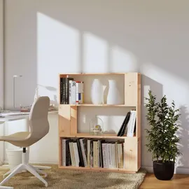 furnicato Bücherregal 80 x 25 x 101 cm Braun