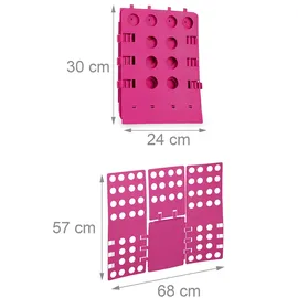 Relaxdays Faltbrett 4. Generation, Pink