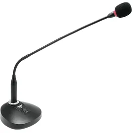 Omnitronic MIC SHC-2 Schwanenhalsmikrofon | Elektret-Schwanenhalsmikrofon
