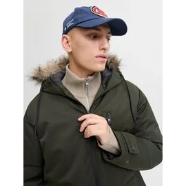 JACK & JONES JJCHARLIE DETACHABLE FAUX FUR PARKA grün M