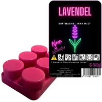 WonderWax Duftwachs WonderWax® Neon Duftriegel 6 x Duftwachs Kreise (Lavendel), Duftrichtung: Lavendel