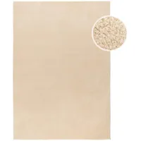 Carpet City "CALMA 200", beige, Textil, Uni, Rechteckig, 160x220