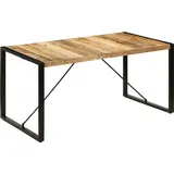 Esstisch 160x80x75 cm Massivholz Mango - Braun